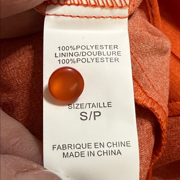 Suzy Shier Rust Orange Gathered Waist maxi Dress Sm NWOT - Picture 13 of 13